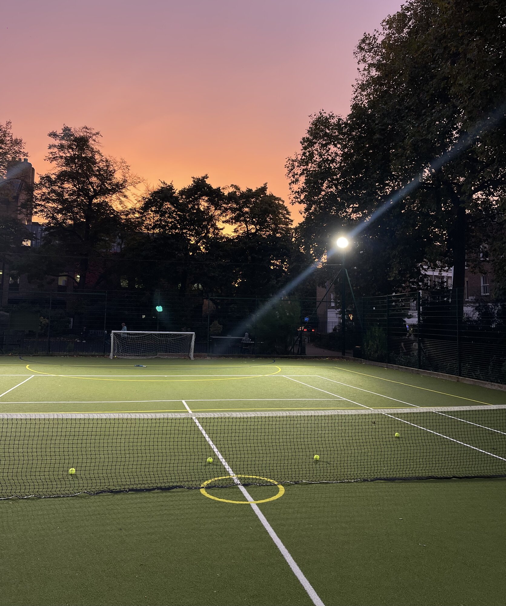 St Luke's Gardens tennis court